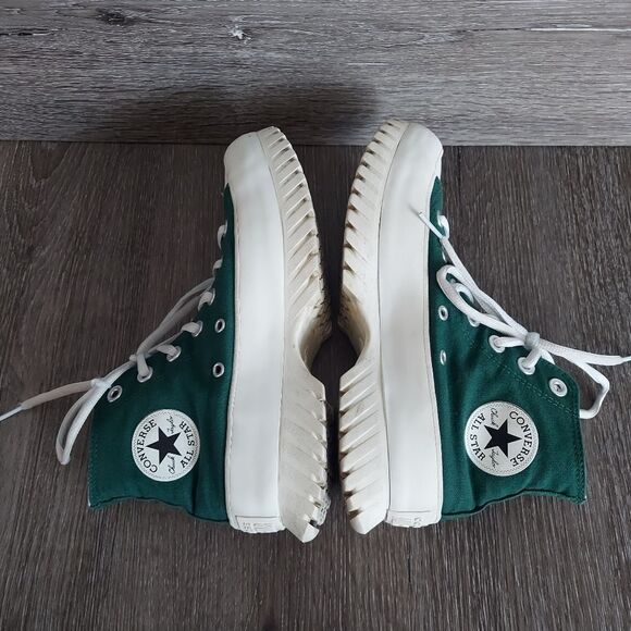 Converse Chuck Taylor All Star Lugged 2.0 High-Top Sneakers Green Size 5.5 Women - Picture 6 of 12